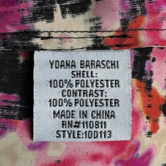 YOANA BARASCHI Maximalist Pink Print Button-Front Dress - Picture 8 of 8